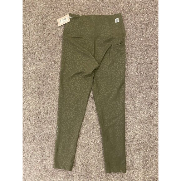 Peter Millar Women's Leggings Size M Dark Military Green Active Stretch NWT $120 - Picture 11 of 16